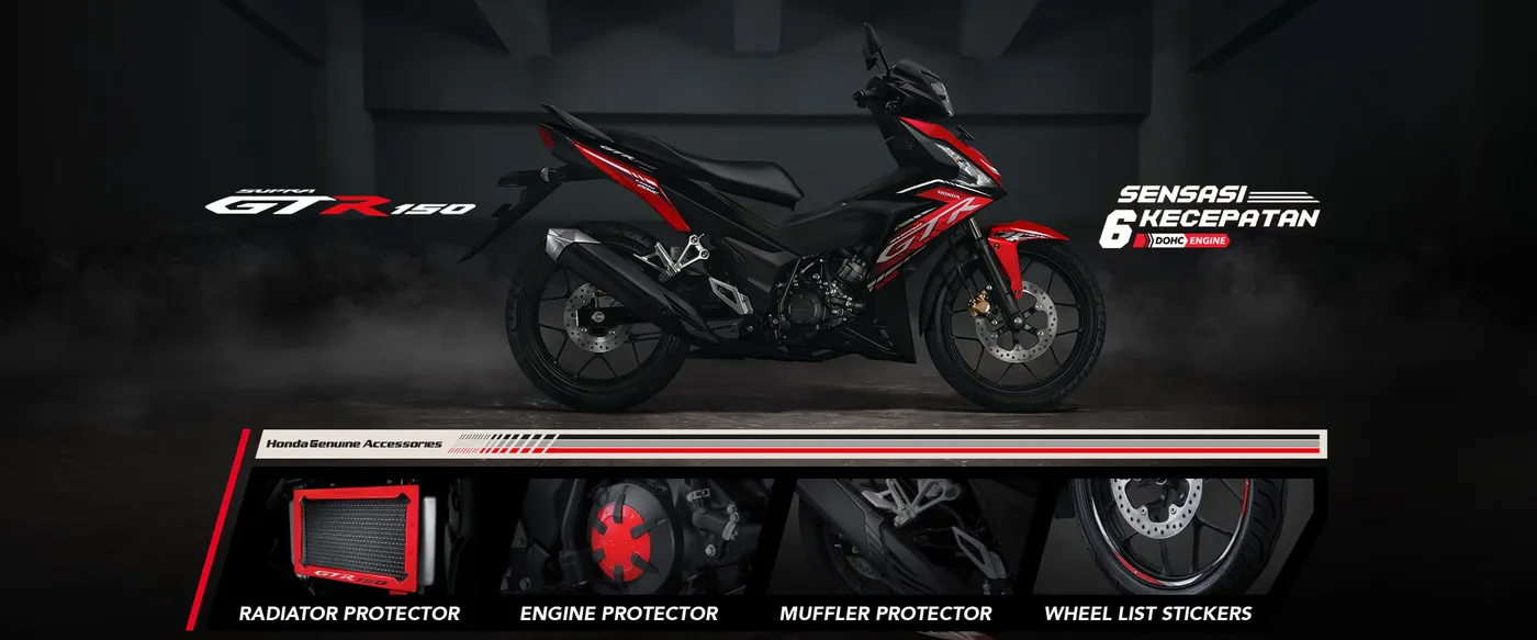Aksesoris Honda Supra GTR 150