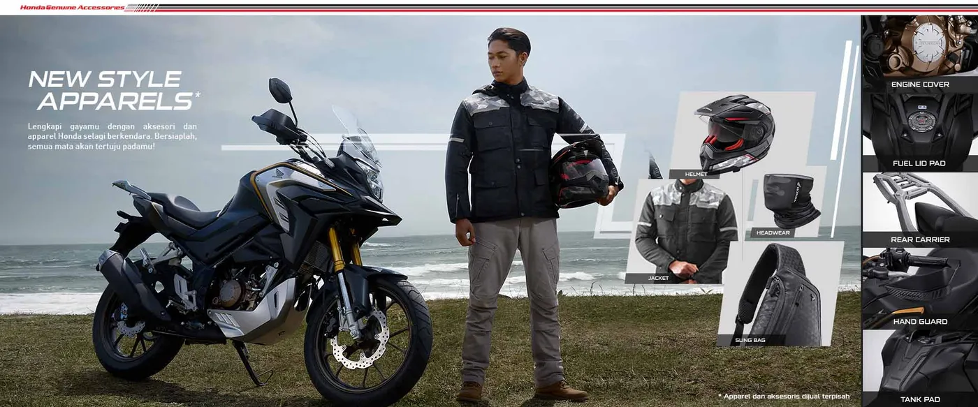Aksesoris dan Apparel Honda CB150 X