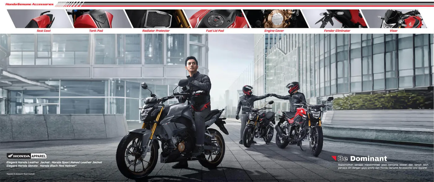 Aksesoris dan Apparel Honda CBR150 R Streetfighter