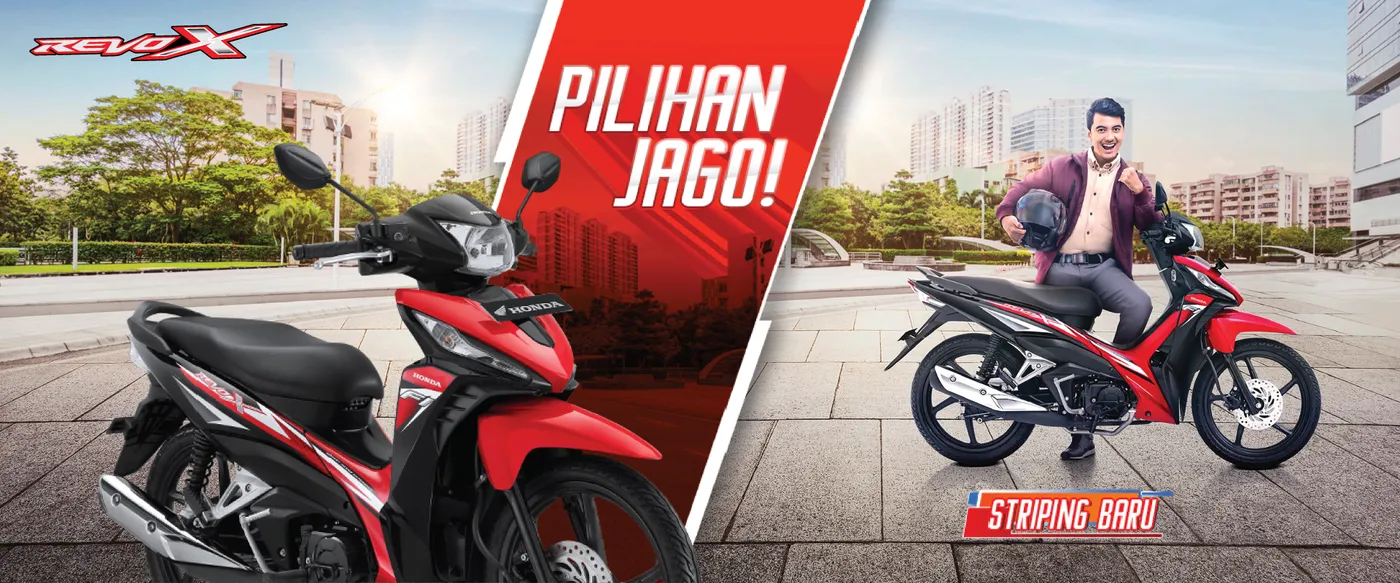 Banner Honda REVO X Laksana Motor Honda Purwodadi