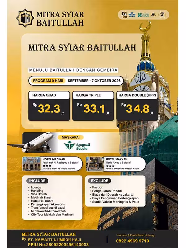 Umroh VVIP Akhir Tahun (6)