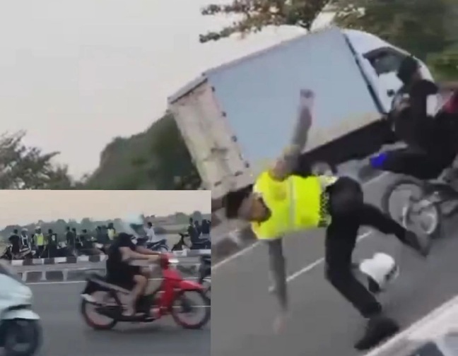 Balap Liar Resahkan Pengendara di Exit Tol Setono Pekalongan, Warga Minta Polisi Bertindak