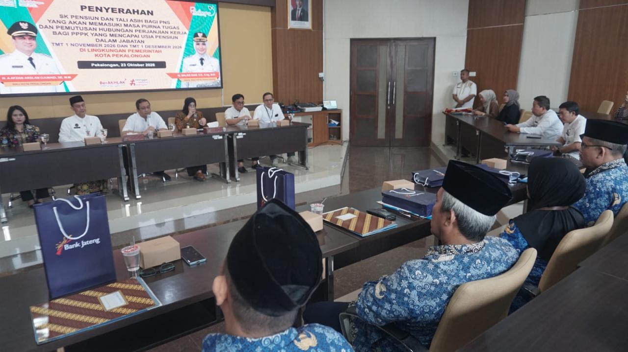 Supriono Pensiun 1 November, Pemkot Pekalongan Segera Cari Pengganti