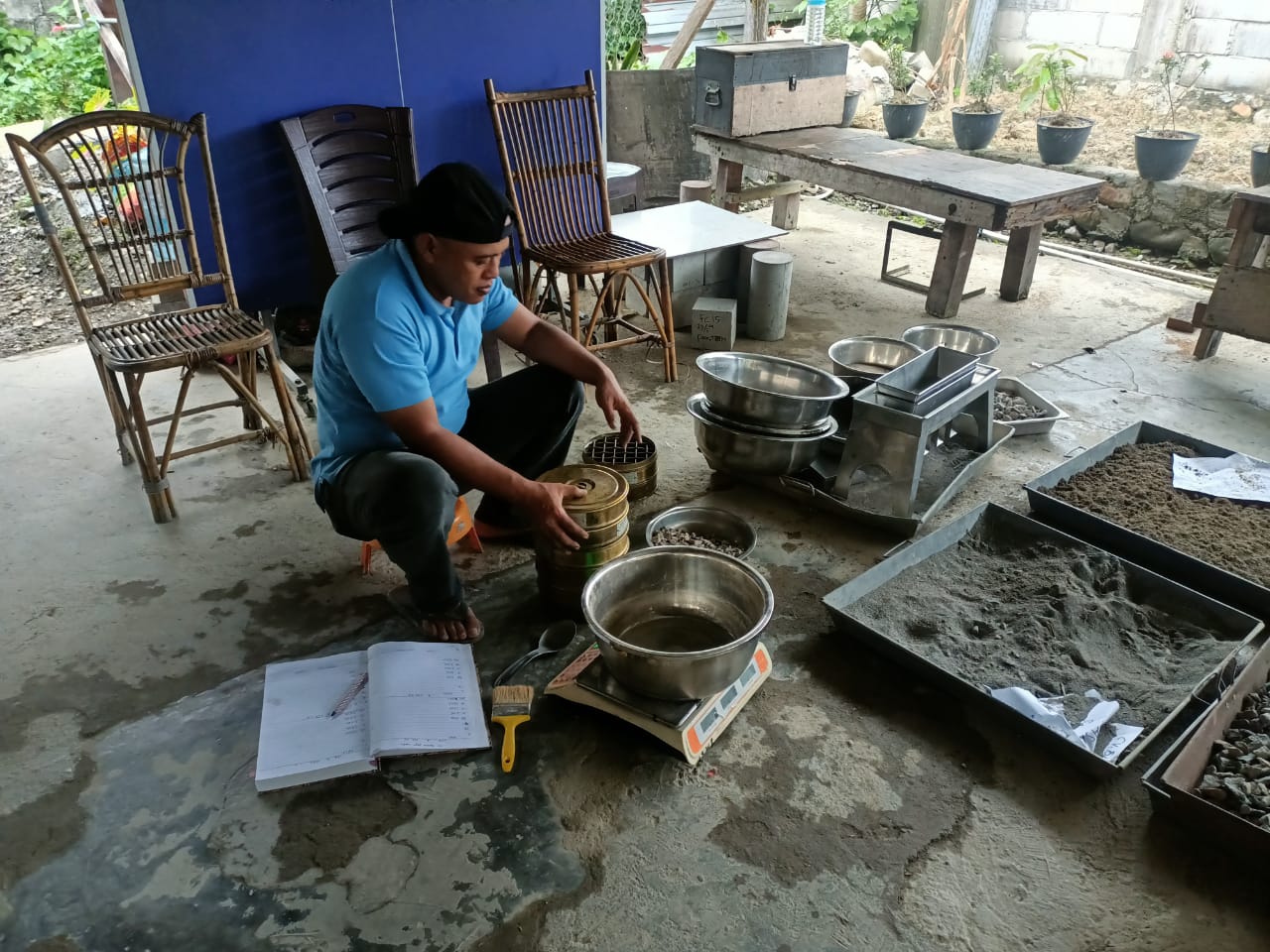 foto ilustrasi : sieve analysis